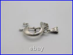 Native American Indian Sterling Silver Kokopelli Kachina Dancer Pendant