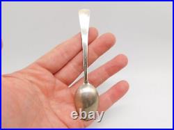 Native American Indian Sterling Silver Thunderbird Turquoise Ston Medicine Spoon