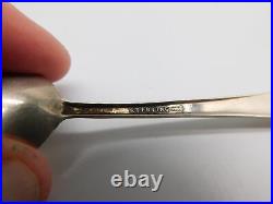 Native American Indian Sterling Silver Thunderbird Turquoise Ston Medicine Spoon