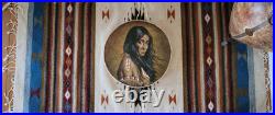 Native American! Indian Tarahumara Hand Painted Drum by Artist Salvador Vicencio