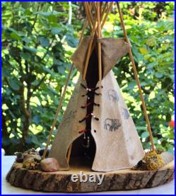 Native American Indian Village, Canoes, Old Horses, Teepee, Artifacts, Art LOT