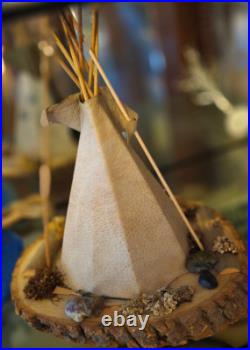 Native American Indian Village, Canoes, Old Horses, Teepee, Artifacts, Art LOT