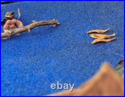 Native American Indian Village, Canoes, Old Horses, Teepee, Artifacts, Art LOT