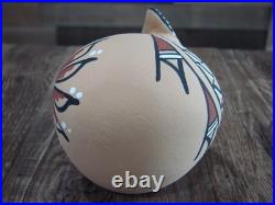 Native American Jemez Indian Handmade Clay Butterfly Seed Pot by Chinana