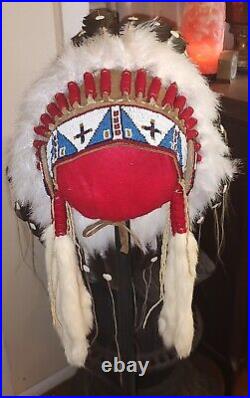 Native American Lakota Style War Bonnet