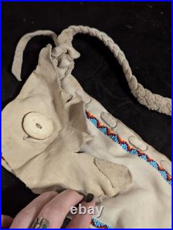Native American Leather Quiver Pouch