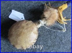 Native American Leather Rattle, American Indian Ceremonial Rattle #co-02311
