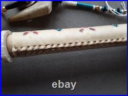 Native American Medicine Man Staff, Ceremonial Dance Wand, Ott-022508731