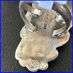 Native American Mens Spiny Oyster Navajo Sterling Silver Ring Size 8.5 16889