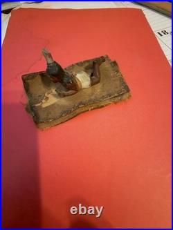 Native American Native Girl Figure On Rug