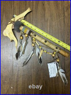 Native American Navajo Decorative Jaw Bone War Axe