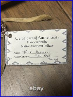 Native American Navajo Decorative Jaw Bone War Axe