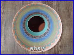 Native American Navajo Indian Hand Etched & Hand Painted Pottery Etsitty
