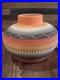 Native American Navajo Indian Hand Etched & Hand Painted Pottery M. Charlie