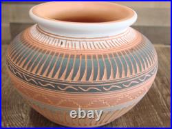 Native American Navajo Indian Hand Etched & Hand Painted Pottery M. Charlie Native American Navajo Indian Hand Etched & Hand Painted Pottery M. Charlie