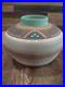 Native American Navajo Indian Hand Etched & Hand Painted Pottery Valencia