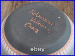 Native American Navajo Indian Hand Etched & Hand Painted Pottery Valencia Native American Navajo Indian Hand Etched & Hand Painted Pottery Valencia