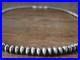 Native American Navajo Pearl Sterling Silver Saucer Bead 28 Necklace Doree