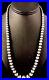 Native American Navajo Pearls Graduated Sterling Bead Necklace 21