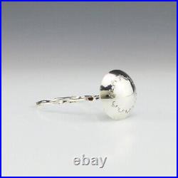 Native American Navajo Sterling Silver Baby Rattle By Monica Smith