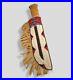 Native American Old Antique Style Indian Beaded Knife Cover Suede Leather Sheath