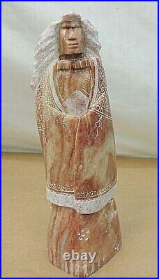 Native American Onyx Sculpture, Signed