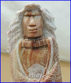 Native American Onyx Sculpture, Signed