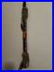 Native American Peace Pipe Antler Arrowhead Beaded Fur Feather 25 Decor