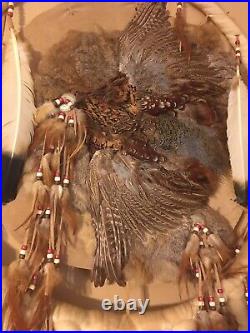 Native American Plains Indian Dreamcatcher Sioux Cherokee Chippewa 26w 56L