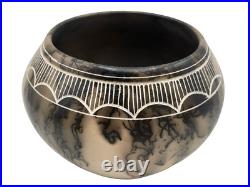 Native American Pottery Acoma Indian Horse Hair Southwest Home Decor Yellowcorn