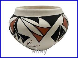 Native American Pottery Laguna Handmade Hand Painted Indian Home Decor Vase
