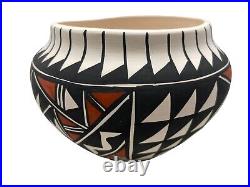 Native American Pottery Vase Acoma Indian Southwestern Home Decor Concho