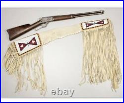 Native American Rifle Scabbard Sioux Style Indian Beaded Leather Scabbards