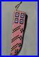 Native American Sioux Indian Beaded Knife Sheath Suede Leather Knife Cover