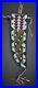 Native American Sioux Style Indian Beaded Suede Leather Knife Sheath Handmade
