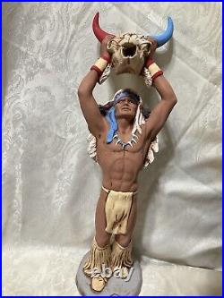 Native American Spirit Of Buffalo Figurine