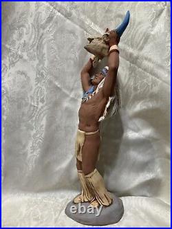 Native American Spirit Of Buffalo Figurine