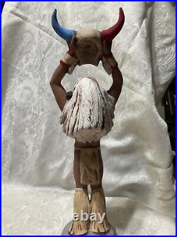 Native American Spirit Of Buffalo Figurine