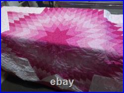 Native American Star Quilt Blanket 88 X 77