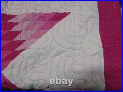 Native American Star Quilt Blanket 88 X 77