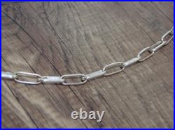Native American Sterling Silver 16 Link Chain Link Necklace Yazzie