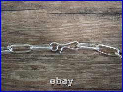 Native American Sterling Silver 16 Link Chain Link Necklace Yazzie