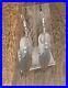 Native American Sterling Silver Navajo Handmade Turquoise Dangle Feather Earring