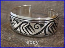 Native American Sterling Silver Petroglyph Bracelet by Singer