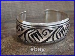 Native American Sterling Silver Petroglyph Bracelet by Singer