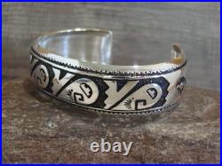 Native American Sterling Silver Petroglyph Bracelet by Singer