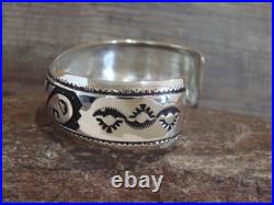 Native American Sterling Silver Petroglyph Bracelet by Singer