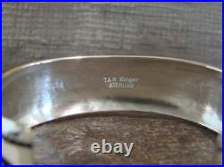 Native American Sterling Silver Petroglyph Bracelet by Singer