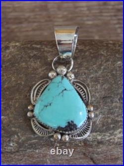 Native American Sterling Silver & Turquoise Pendant Cleveland