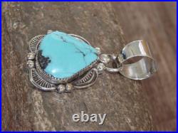Native American Sterling Silver & Turquoise Pendant Cleveland